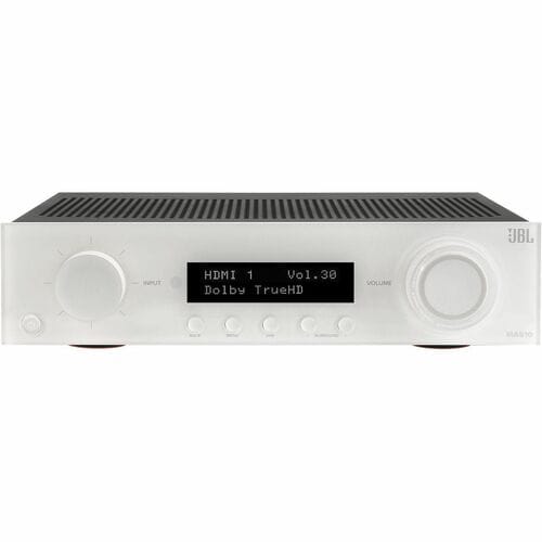 JBL MA510 A/V Receiver - 100 W RMS - 5.2 Channel - White - 0.5% THD - DTS, Dolby Audio - Internet Streaming - Airplay 2 - 