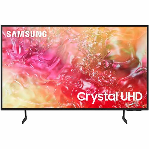 Samsung TV Crystal UHD 4K 50” UE50DU7170UXZT Smart TV Wi-Fi Black 2024, Processore Crystal 4K, 4K Upscaling, Slim Look Des