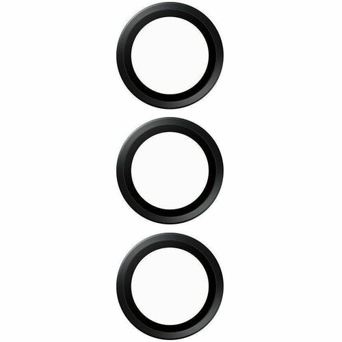 PanzerGlass Hoops Camera Lens Protector - Black - Glass, Aluminium
