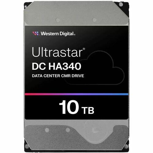 WD Ultrastar DC HA340 WUS721210BLE6L4 10 TB Hard Drive - 3.5" Internal - SATA - Conventional Magnetic Recording (CMR) Meth