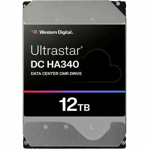 Western Digital Ultrastar DC HA340 WUS721212BLE6L4 12 TB Hard Drive - 3.5" Internal - SATA (SATA/600) - Conventional Magne