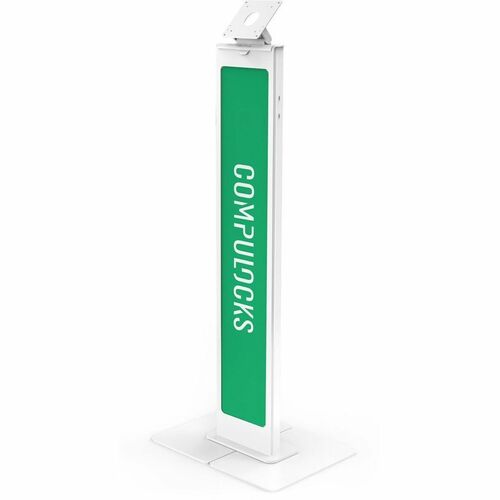 Compulocks Brandable VESA Floor Stand for Screens Up to 32 Inches - White - Brandable VESA Floor Stand for Screens Up to 3