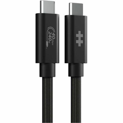 Hyper HyperDrive HD6500BKGL 1.20 m USB4 Data Transfer Cable - Cable for Audio/Video Device, USB Device, MacBook, MacBook P