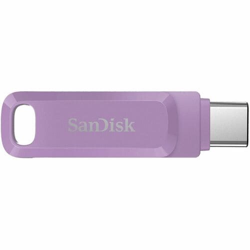 SanDisk Ultra Dual Drive Go 1 TB USB 3.2 (Gen 1) Type C Flash Drive - Lavender - 400 MB/s Read Speed - 5 Year Warranty - 1