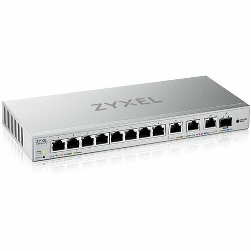 ZYXEL XGS1250-12 11 Anschlüsse Verwaltbar Ethernet-Switch - Gigabit-Ethernet, 2.5 Gigabit Ethernet, 5 Gigabit Ethernet, 10