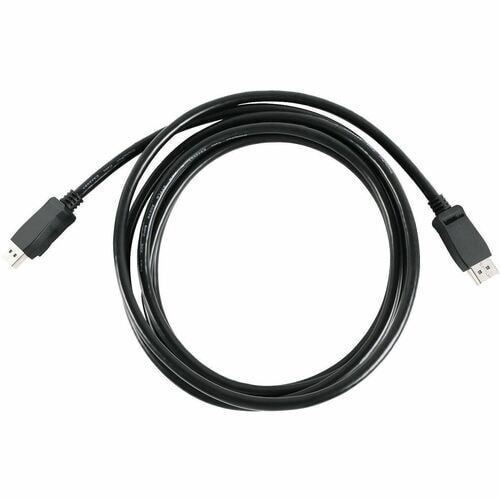 V7 V7DPPRO-3M-BLK 3,05 m DisplayPort AV-Kabel - Cable for Audio-/Video-Gerät, PC, Monitor, Projektor - 32,4 Gbit/s - Unter