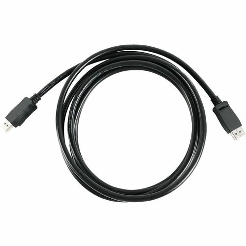 V7 V7DPPRO-3M-BLK 3.05 m Porta de visualização Cabo A/V - Cable for Dispositivo áudio/vídeo, PC, Monitor, Projetor - 32.4 