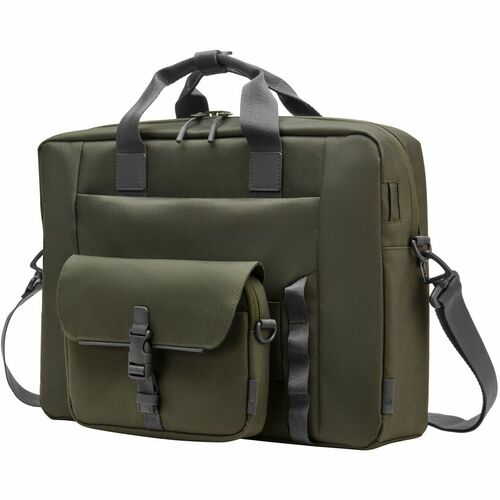 HP Carrying Case (Messenger) for 39.6 cm (15.6") Notebook - Grey - Water Resistant, RFID Resistant - Plastic, Polyethylene
