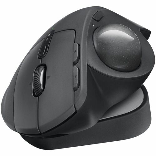 Logitech MX Ergo S Plus Advanced Wireless Trackball Mouse, USB-C Rechargeable Wireless Ergonomic Mouse With Bluetooth and 
