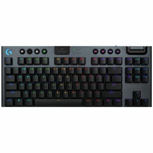 Logitech G915 X LIGHTSPEED TKL Low-Profile Wireless Gaming Keyboard, Double-Shot PBT Keycaps, Fully Programmable Keys, RGB