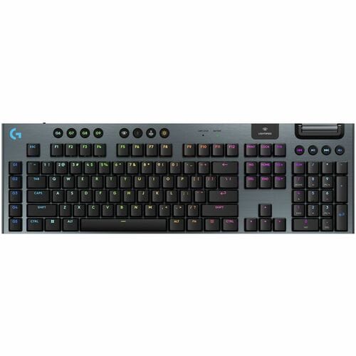 Logitech G915 X LIGHTSPEED Low-Profile Wireless Gaming Keyboard, Double-Shot PBT Keycaps, Fully Programmable Keys, RGB Bac