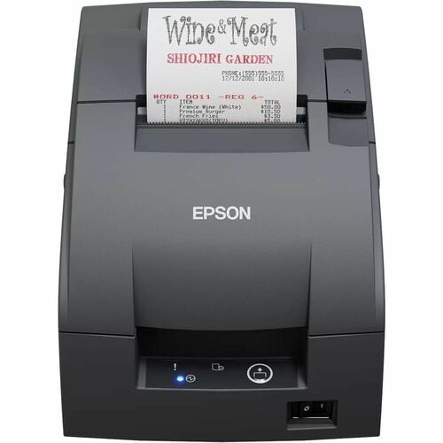 Epson TM-U220IIB (101P0) Retail, Kitchen, Restaurant Dot Matrix Printer - Monochrome - Label/Receipt Print - Parallel - Wi