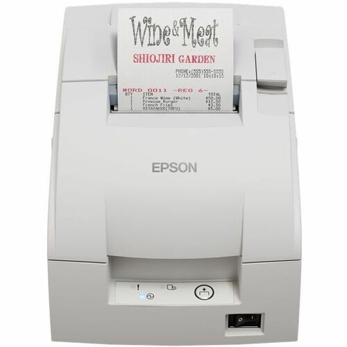 Epson TM-U220IID (102P0) Retail, Restaurant Dot Matrix Printer - Monochrome - Wall Mount - Receipt Print - Parallel - With