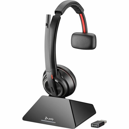 Poly Savi 8210 Monaural DECT 1880-1900 MHz Top +Charging Cradle