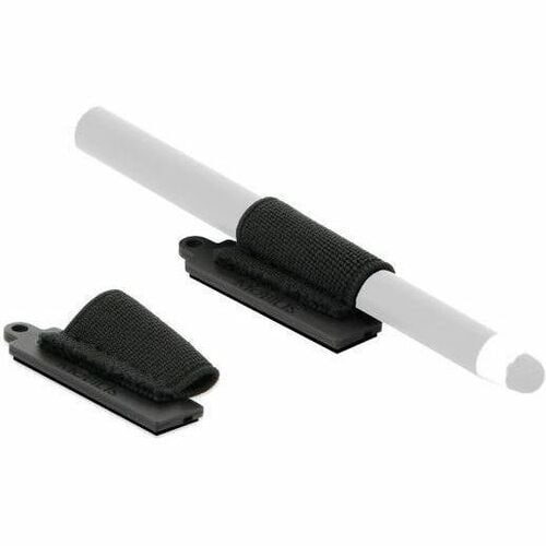 MOBILIS Stylus Stylus Holder - 10 / Pack - Black - Adhesive Mounting