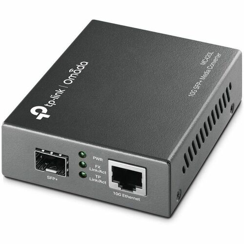 TP-Link Omada MC420L Transceiver/Media Converter - 1 Port(s) - 1 x Network (RJ-45) - Twisted Pair, Optical Fiber - Single-