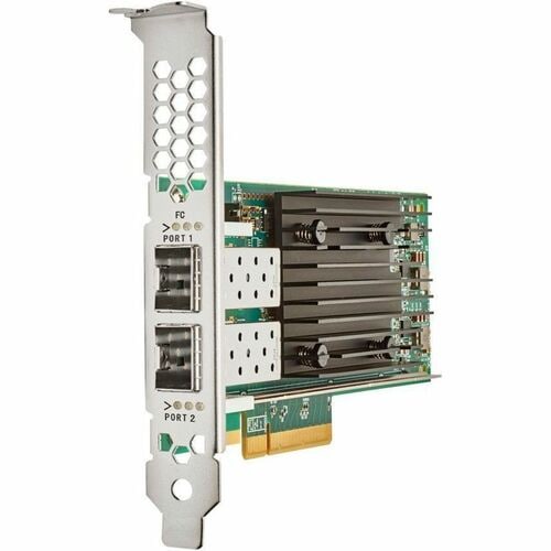 HPE SN1700Q Fibre Channel Host Bus Adapter - Plug-in-Karte - PCI Express 4.0 - 2 x Total Fibre Channel Port(s) - 64 Gbit/s