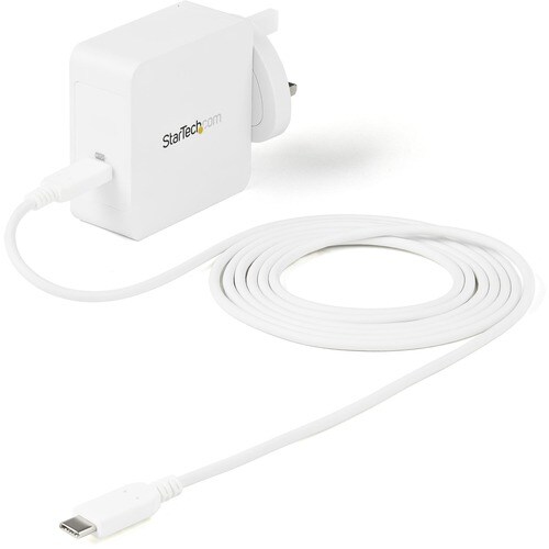 StarTech.com 60 W AC Adapter - 1 Pack - For USB Type C Device, Tablet PC, Smartphone, Notebook, MacBook Pro - 120 V AC, 23