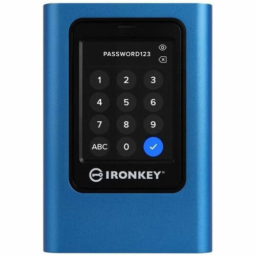 IronKey Vault Privacy 80 3.75 TB Portable Solid State Drive - External - TAA Compliant - Smartphone Device Supported - USB