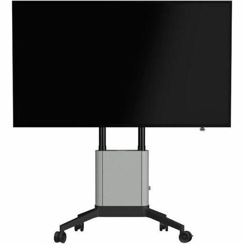 SMS EVER Height Adjustable Display Stand - Up to 215.9 cm (85") Screen Support - 100 kg Load Capacity - Floor - Aluminium 