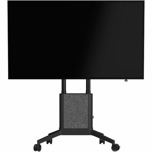 SMS EVER Height Adjustable Display Stand - Up to 215.9 cm (85") Screen Support - 100 kg Load Capacity - Floor - Polyethyle