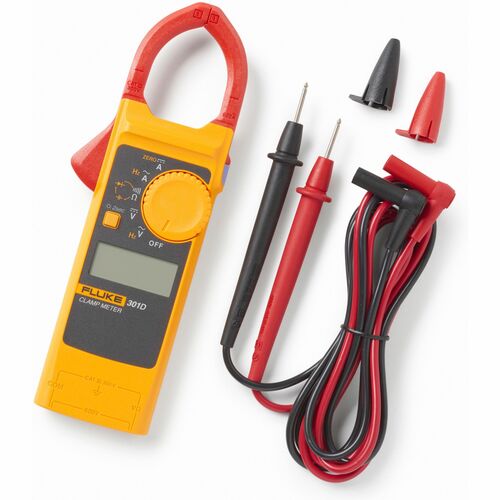 FLUKE-301D-R,600A AC/DC CLAMP METER WITH SLIM BODY AND THIN JAW ARM RETAIL - 600 V, 400 A AC - 600 V, 400 A DC