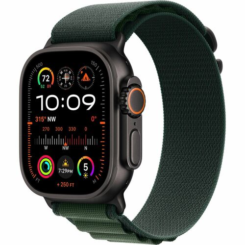 Apple Watch Ultra 2 Smart Watch - 49 mm - 44 mm - Pulse Oximeter Sensor, ECG Sensor, Optical Heart Rate Sensor, Temperatur