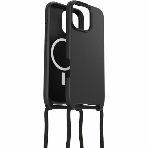 Sacoche de transport OtterBox React Apple iPhone 16 Pro Max Smartphone - Noir - Résistant aux chocs - Nylon, Plastique Cue