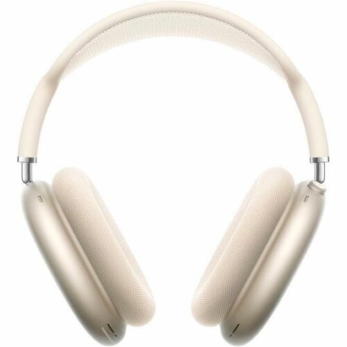 Casque Apple AirPods Max - Sans fil - Design Par dessus l'Oreille, Sur tête - Stéréo - Couleur Starlight - Siri - Binaural