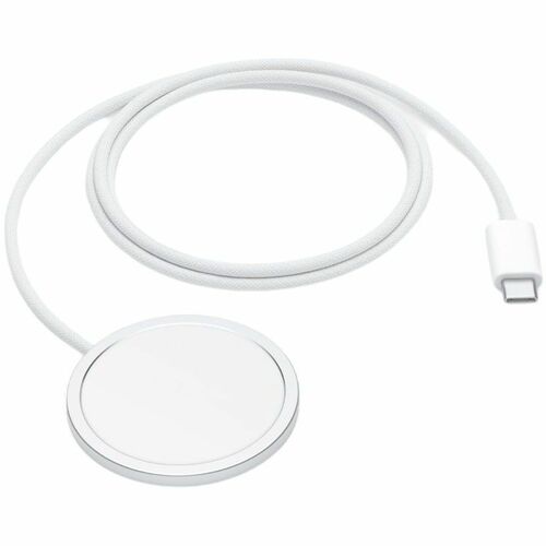Chargeur à Induction Apple MagSafe - Blanc - Pour Smartphone, AirPod, iPhone, Dispositif Qi activé, Appareil compatible Qi