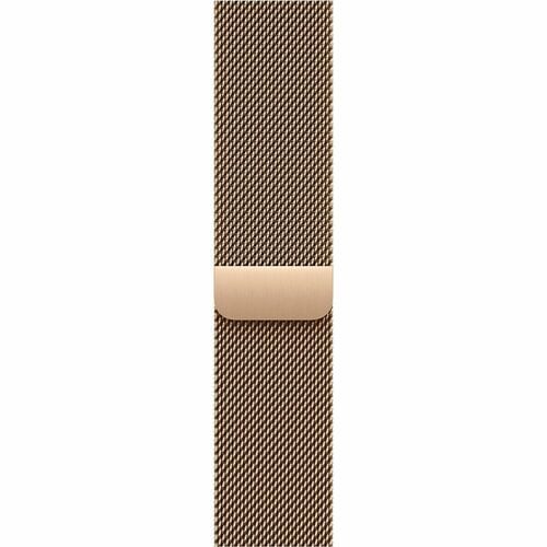 Bracelet pour Smartwatch Apple Réglable - 1 - Petit (S)/Grand (L) - Aimant avec - Doré - Acier inoxydable, Mesh