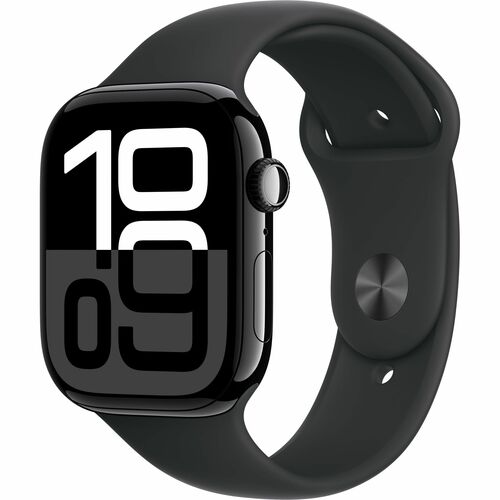 Apple Watch Series 10 智能手表 - 46 毫米 Case Height - 9.70 毫米 Case Thickness - 39 毫米 Case Width - 黑 Case Color - 黑 Band Color -