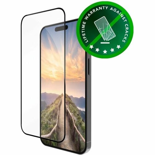 dbramante1928 ApS eco-shield 9H Recycled Polyethylene Terephthalate (R-PET), Plastic Screen Protector for Apple iPhone 16 
