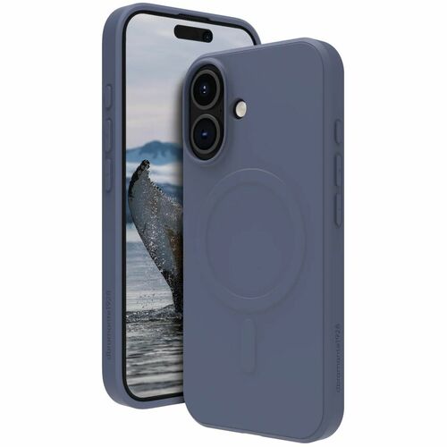 dbramante1928 ApS Greenland Pro Case for Apple iPhone 16 Smartphone - Pacific Blue - Impact Resistant, Drop Resistant - Pl