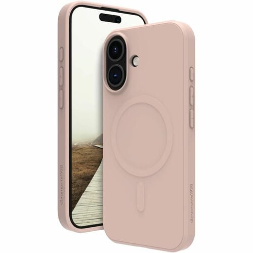 dbramante1928 ApS Greenland Pro Case for Apple iPhone 16 Smartphone - Pink Sand - Impact Resistant, Drop Resistant - Plast