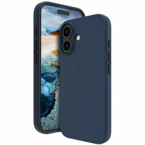 dbramante1928 ApS Iceland Ultra Case for Apple iPhone 16 Smartphone - Blue - Drop Resistant, Impact Resistant, Shock Absor