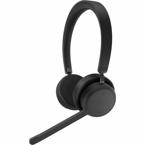 Lenovo Wireless On-ear, Over-the-head Stereo Headset - Black - Binaural - Circumaural - 3000 cm - Bluetooth - 32 Ohm - 20 