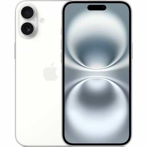 Apple iPhone 16 128 GB Smartphone - 15.5 cm (6.1") OLED 2556 x 1179 - A18Hexa-core (6 Core) - iOS 18 - 5G - White - Bar - 