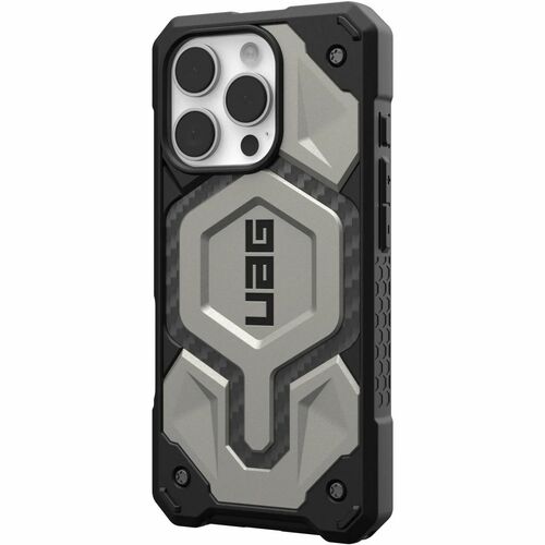 Urban Armor Gear Monarch Pro Rugged Case for Apple iPhone 16 Pro Smartphone - Titanium - Drop Resistant, Shock Resistant, 