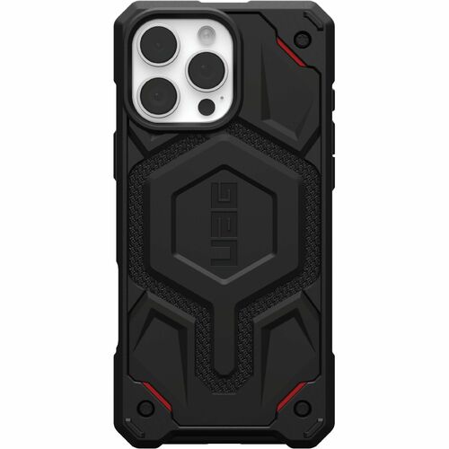 Urban Armor Gear Monarch Pro Case for Apple iPhone 16 Pro Max Smartphone - Hexagonal Pattern - Kevlar Black - Drop Resista