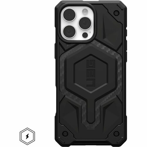 Urban Armor Gear Monarch Pro Rugged Case for Apple iPhone 16 Pro Max Smartphone - Carbon Fiber - Shock Resistant, Drop Res