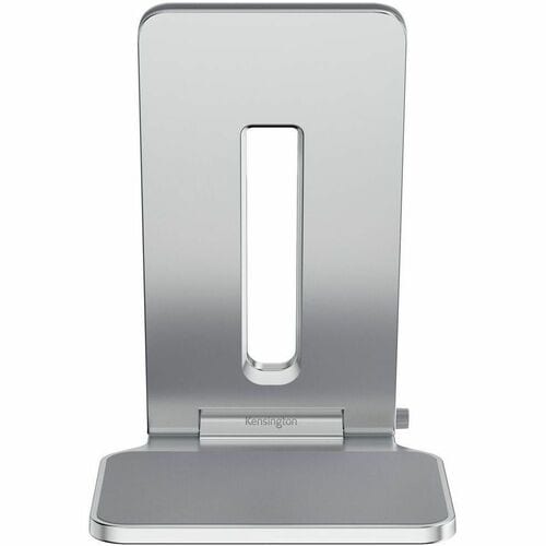 Kensington Notebook Stand - Desktop - Platinum - For Tablet, Workstation - Tilt, Compact, Portable, Foldable, Theft Resistant