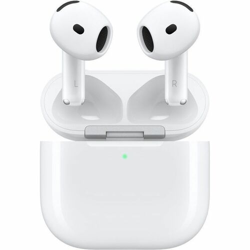 Apple AirPods 4 True Wireless Earbud Stereo Earset - White - Siri - Binaural - In-ear - Bluetooth