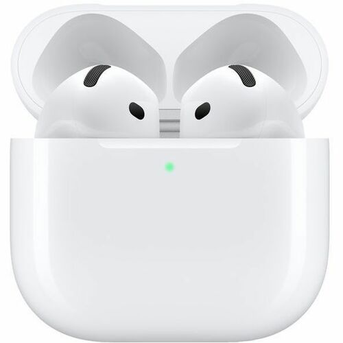 Apple AirPods 4 True Wireless Earbud Stereo Earset - White - Siri - Binaural - In-ear - Bluetooth