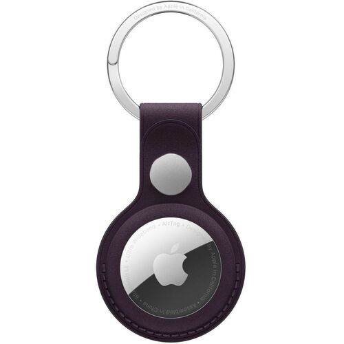 AirTag FineWoven Key Ring - Blackberry