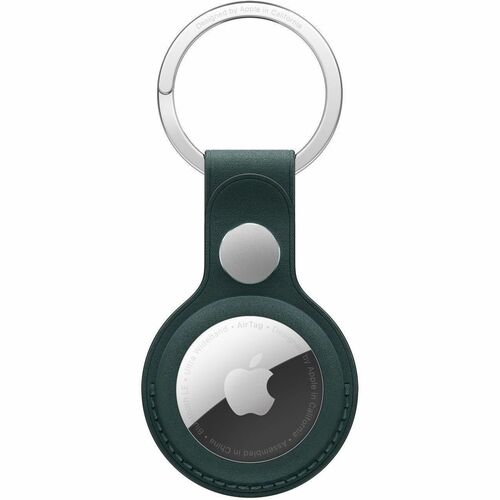AirTag FineWoven Key Ring - Dark Green