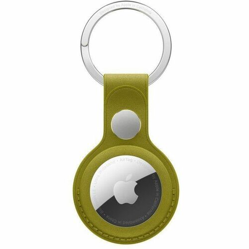AirTag FineWoven Key Ring - Chartreuse