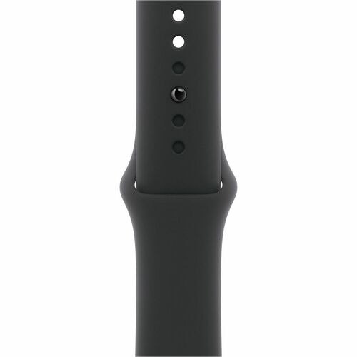 Apple Einstellbar Smartwatch-Band - 1 - Medium (M)/Large (L) - Pin & Tuck Aufsatz - Schwarz - Fluorelastomer