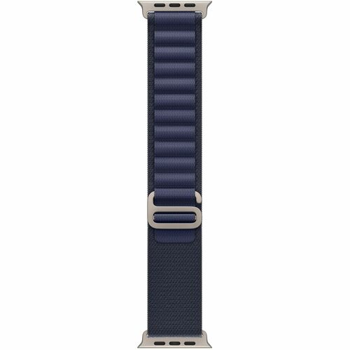 Apple Robust Einstellbar Smartwatch-Band - 1 - Large (L) - Haken & Öse Aufsatz - Marineblau - Titan, Polyester, Elasthan