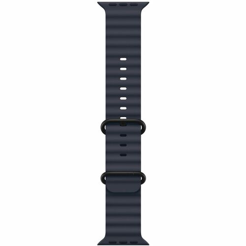 Apple Einstellbar Smartwatch-Band - 1 - Einheitsgröße - Schnalle Aufsatz - Marineblau - Titan, Fluorelastomer